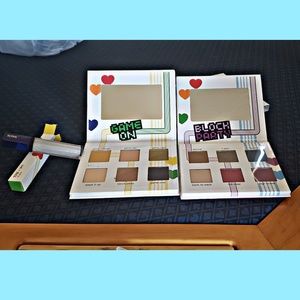 Tetris Ipsy eye shadow palettes and lip gloss